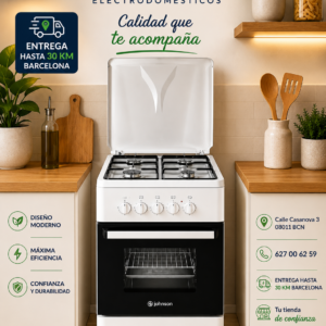 Cocina de gas Johnson COCI50BB