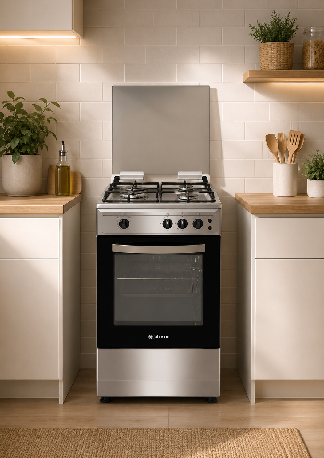 Cocina de gas Johnson COCI50G3X1