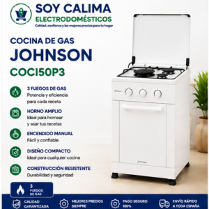 Cocina de gas Johnson COCI50P3