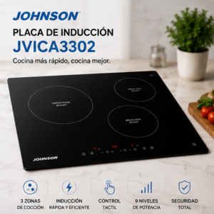 Johnson JVICA3302 – Placa de Inducción 60 cm
