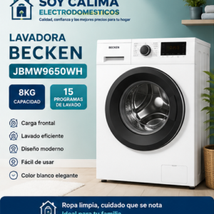 Lavadora BECKEN 8KG JBMW9650WH