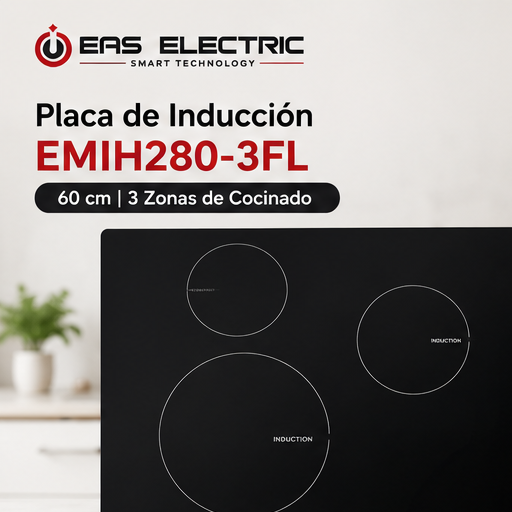 EAS Electric Inducción EMIH280-3FL – 60 cm – 3 Zonas - Imagen 4