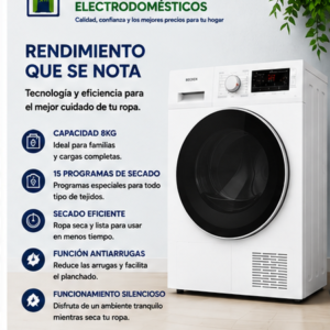Secadora BECKEN 8KG BWM8817HP