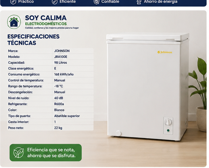 Johson Frigorifico JRA100E - Imagen 2