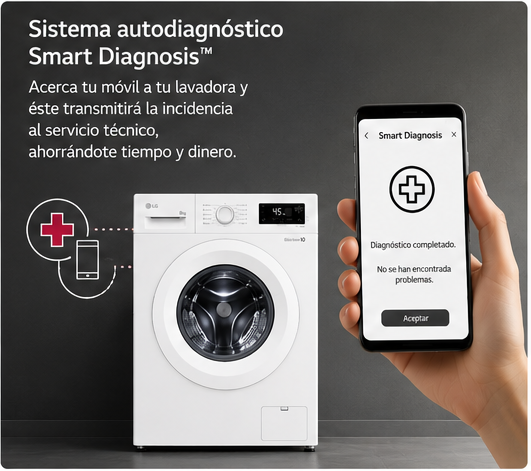 Lavadora LG 8KG – Modelo F4X1008NWH - Imagen 5