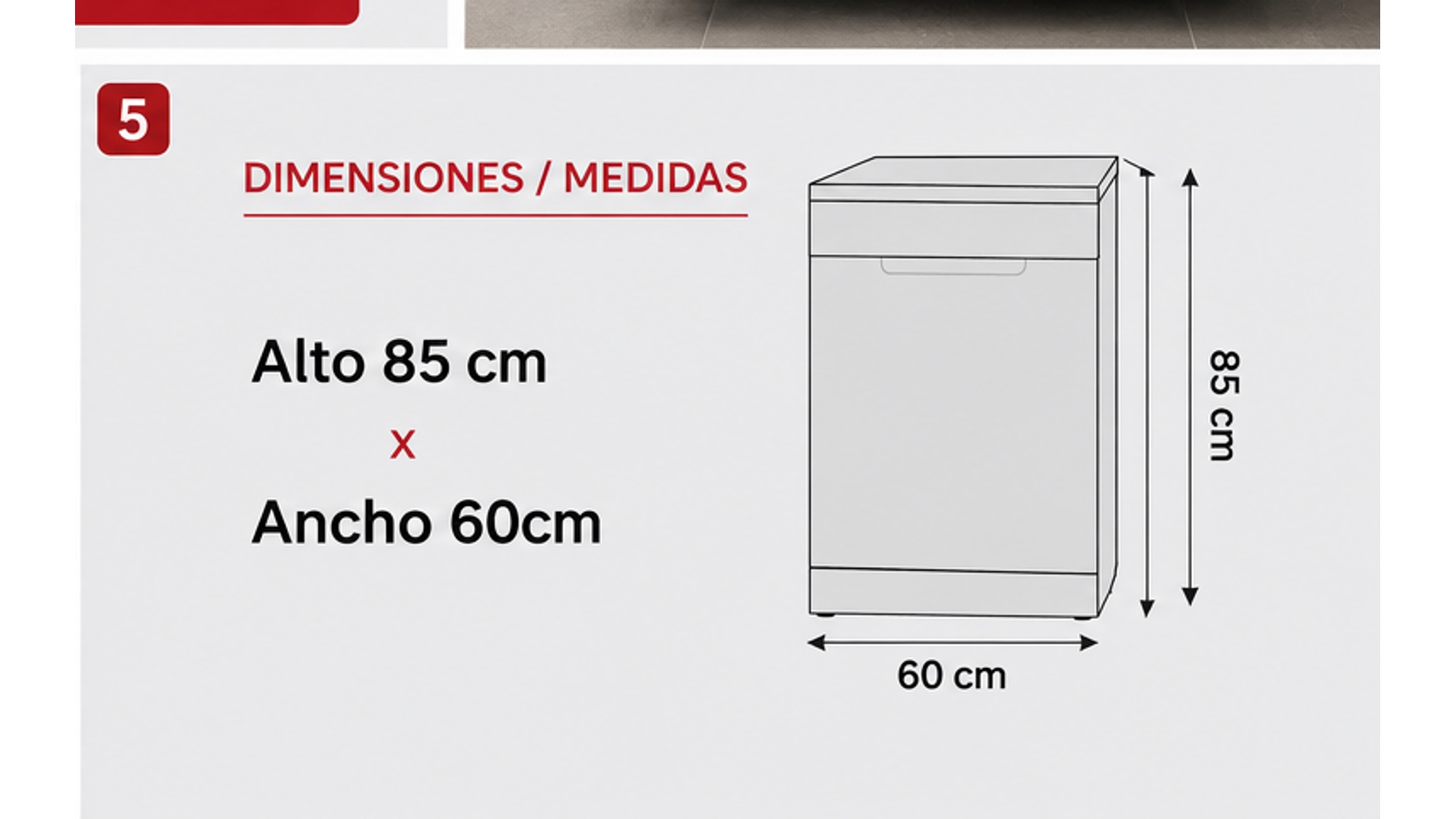 Johnson Lavavajillas 1L3600V - Imagen 5