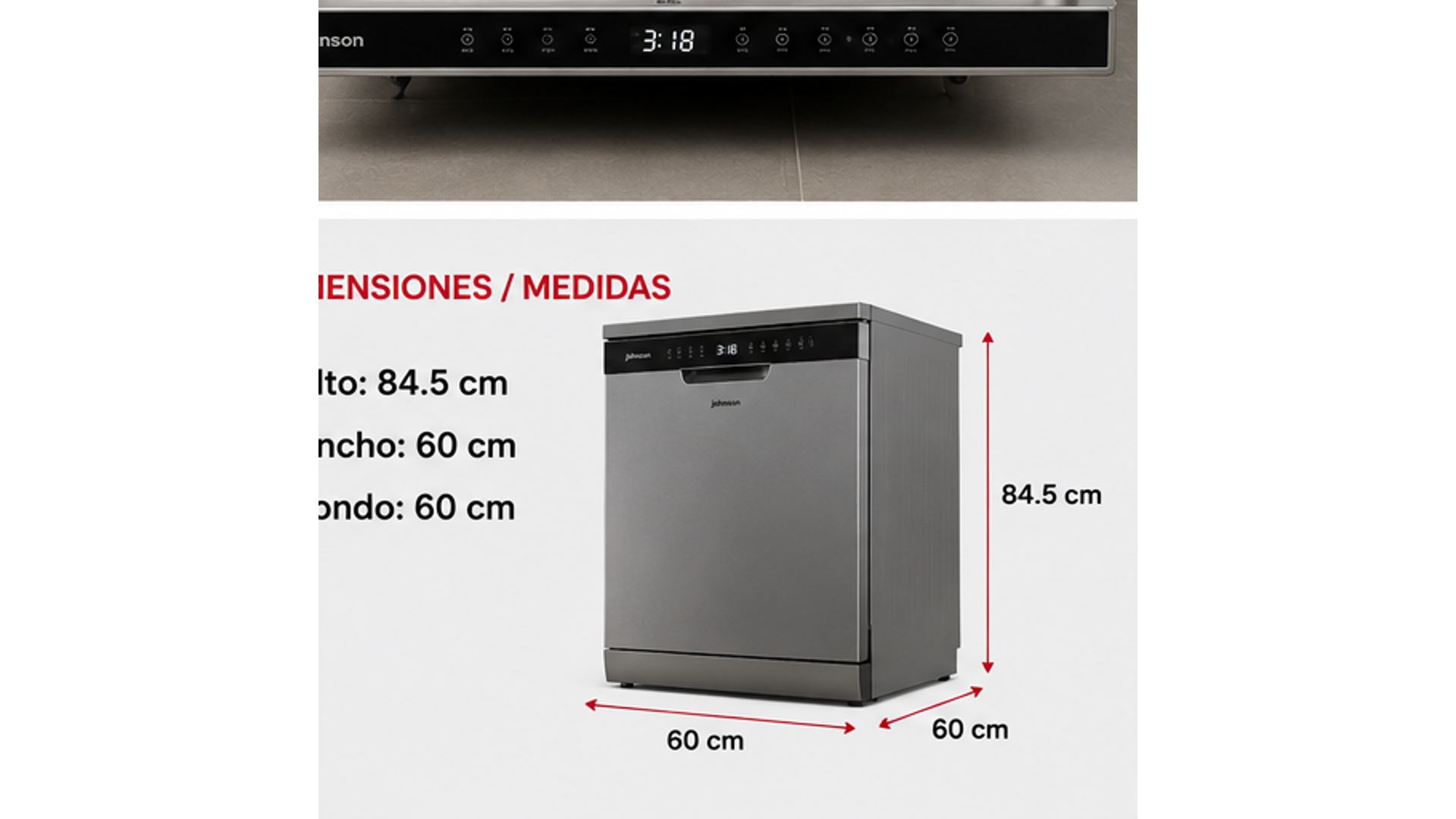 Johnson Lavavajillas JWAS14DX - Imagen 6
