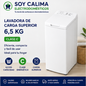 Lavadora de carga superior de 6,5 kg C