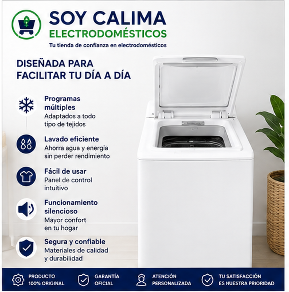 Lavadora de carga superior de 8 kg (Clase A) - Imagen 2