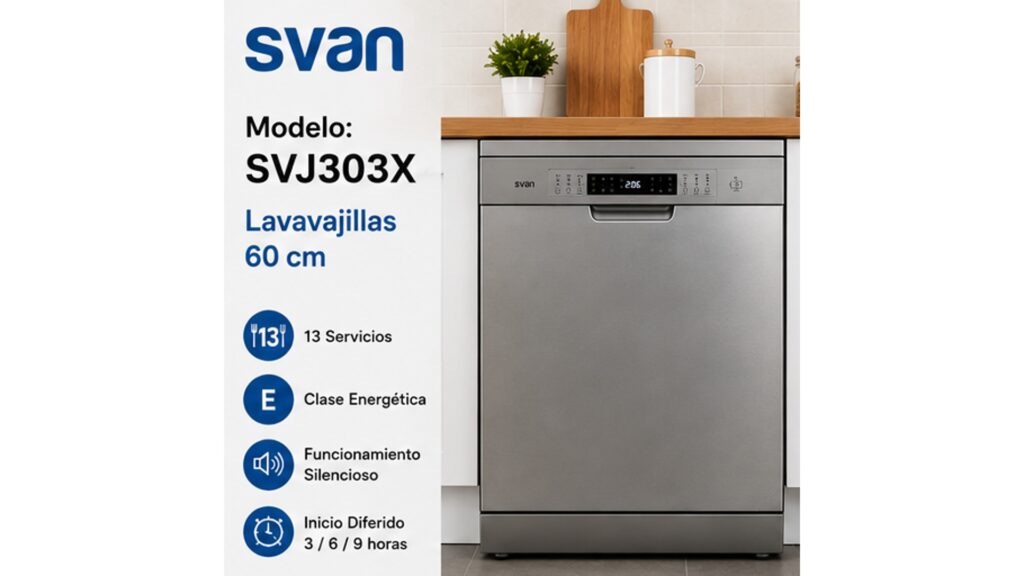 Svan Lavavajillas SVJ303X