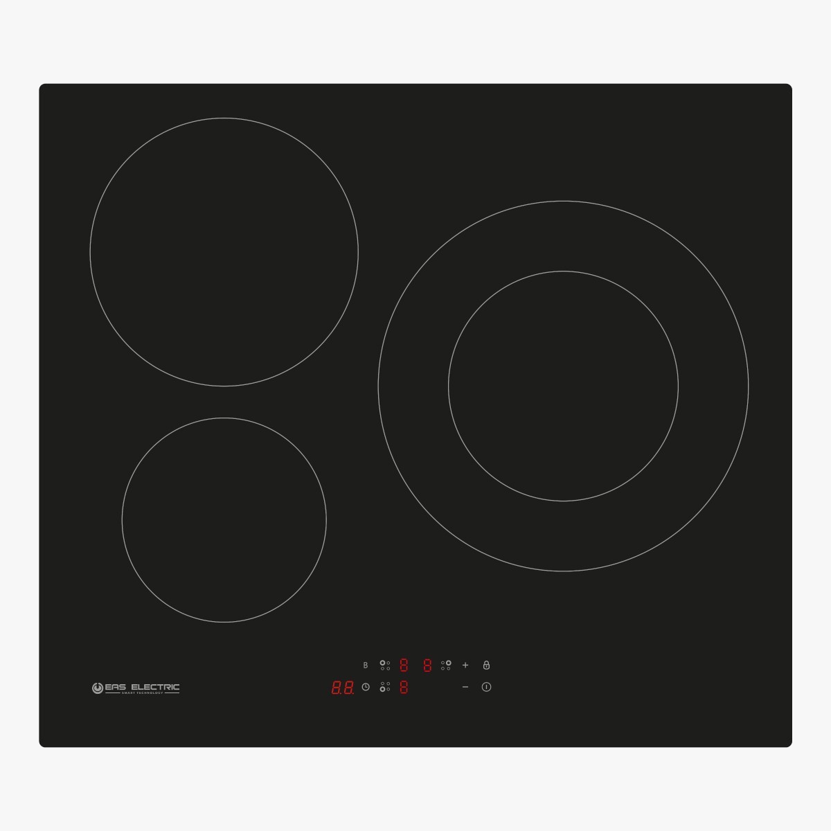 EAS Electric Inducción EMIH280-3FL – 60 cm – 3 Zonas
